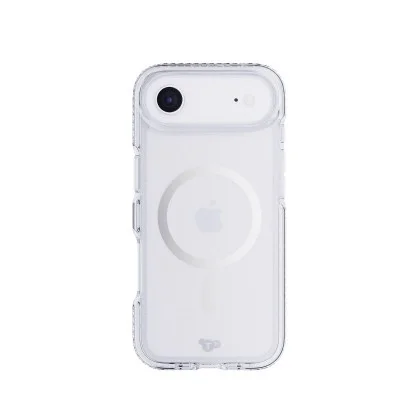 Tech21 Appleiphone 17 Air Evocrystal W/Magsafe _ Clear/Metalic Silver